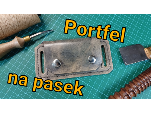 Jak zrobić skórzany portfel zakładany na pasek do spodni.